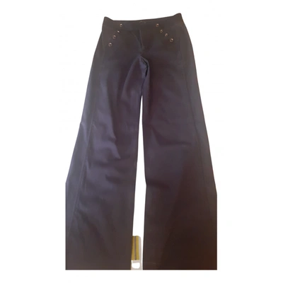 Pre-owned Marc By Marc Jacobs Large Pants In Blue