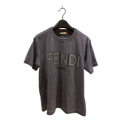 Pre-owned Fendi Navy Cotton Top