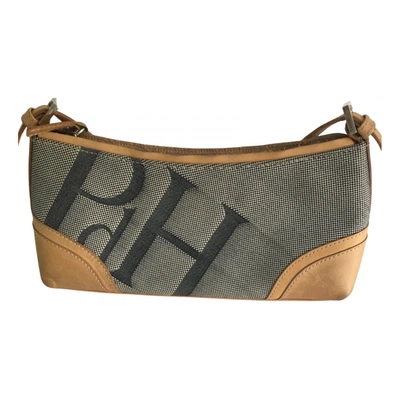 Pre-owned Pedro Del Hierro Leather Handbag In Beige