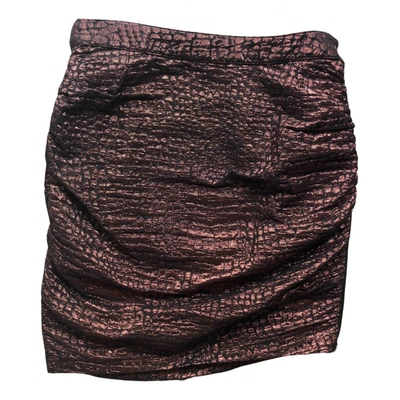 Pre-owned Roseanna Mini Skirt In Metallic