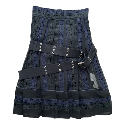 Pre-owned Sacai Mid-length Skirt In Black