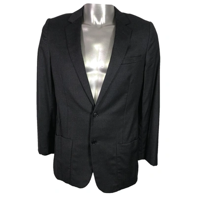 Pre-owned Dior Wool Vest In Anthracite
