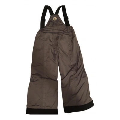 Pre-owned Moncler Kids' Overall In Grey
