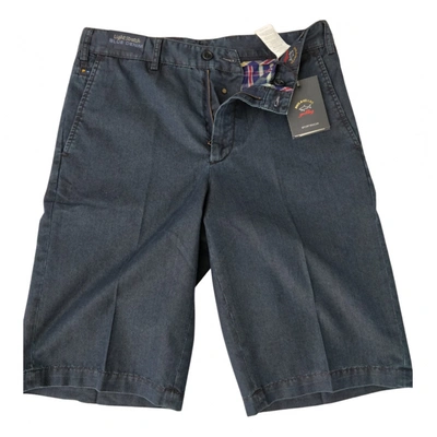 Pre-owned Paul & Shark Blue Denim - Jeans Shorts