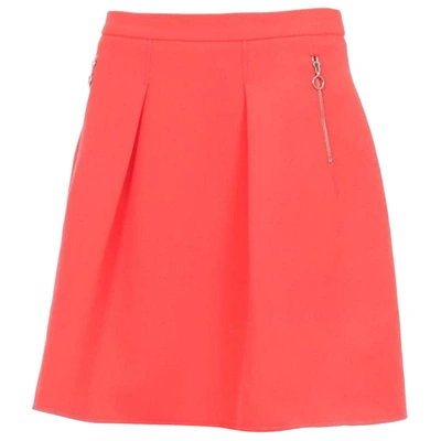 Pre-owned Claudie Pierlot Mid-length Skirt In Red