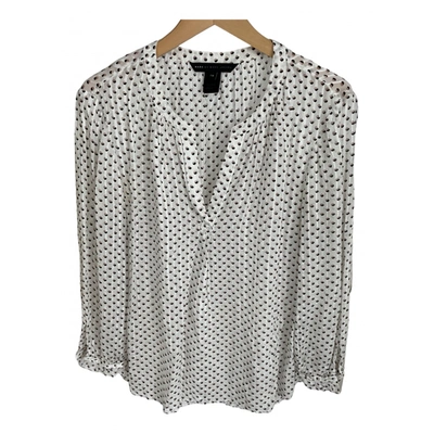 Pre-owned Marc By Marc Jacobs Silk Blouse In White