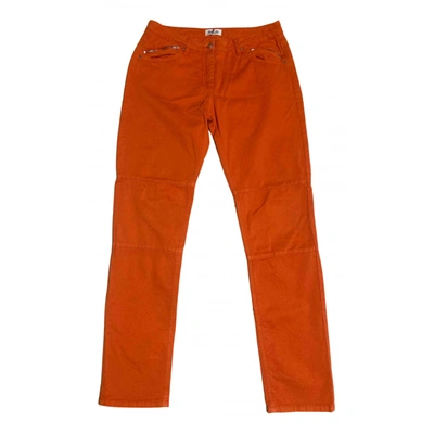 Pre-owned Baum Und Pferdgarten Straight Jeans In Orange