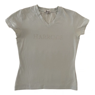Pre-owned Harrods T-shirt In Blue
