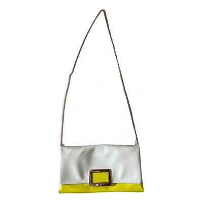 Pre-owned Roger Vivier Leather Handbag In White