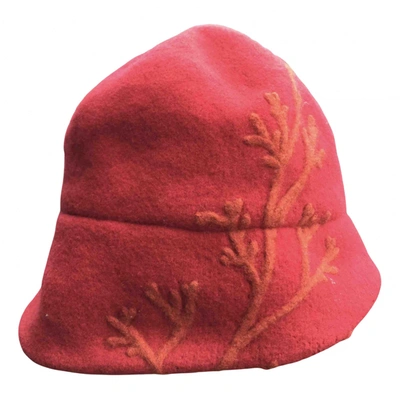 Pre-owned Kenzo Wool Hat In Red