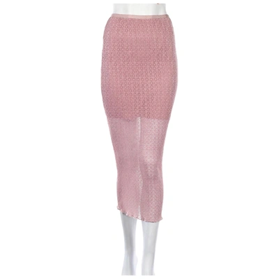 Pre-owned Keepsake The Label Mid-length Skirt In Pink