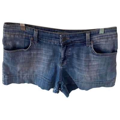 Pre-owned Burberry Shorts In Blue