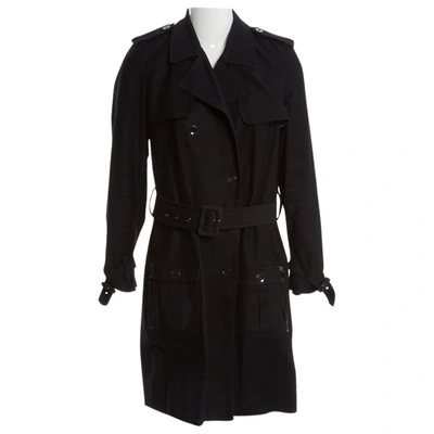 Pre-owned Luella Trench Coat In Black