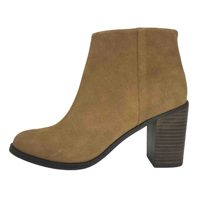 Pre-owned Buffalo Ankle Boots In Camel