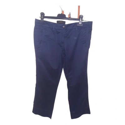 Pre-owned Mauro Grifoni Straight Pants In Blue