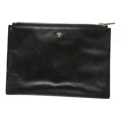 Pre-owned Dior Leather Small Bag In Black