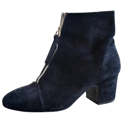 Pre-owned Bimba Y Lola Ankle Boots In Black
