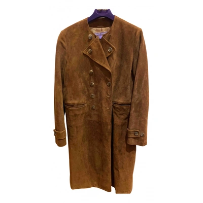 Pre-owned Ralph Lauren Coat In Brown