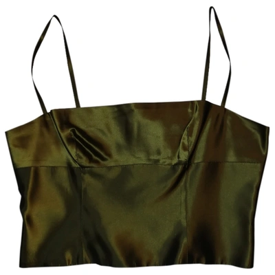 Pre-owned Agnès B. Camisole In Green