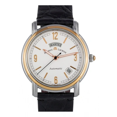 Pre-owned Maurice Lacroix Watch In Black
