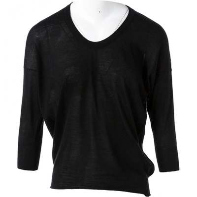 Pre-owned Leetha Cashmere Jumper In Black