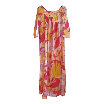 Pre-owned Emilio Pucci Maxi Dress In Pink