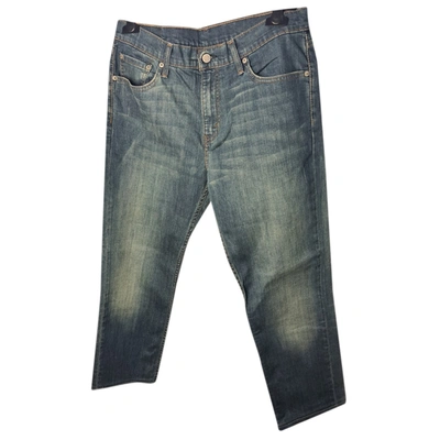 Pre-owned Levi's Blue Cotton Jeans 511