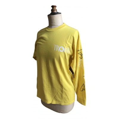 Pre-owned Carhartt Yellow Cotton T-shirt