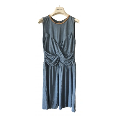 Pre-owned Bimba Y Lola Mid-length Dress In Blue