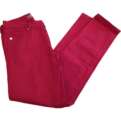 Pre-owned Bimba Y Lola Large Pants In Red