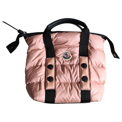 Pre-owned Moncler Crossbody Bag In Pink