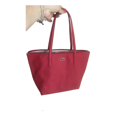Pre-owned Lacoste Handbag In Pink