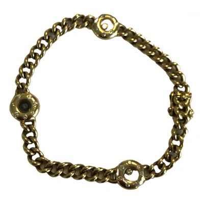 Pre-owned Chopard Happy Diamonds Yellow Gold Bracelet