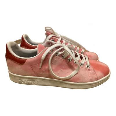 Pre-owned Adidas X Pharrell Williams Cloth Low Trainers In Pink