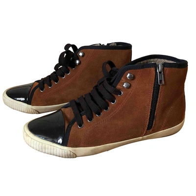 Pre-owned Bimba Y Lola Cloth Trainers In Brown