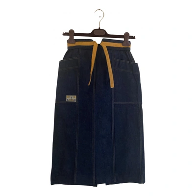 Pre-owned Fiorucci Skirt In Blue