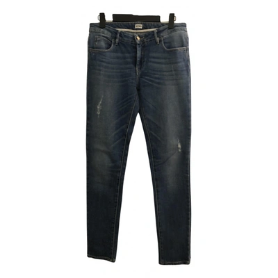 Pre-owned Reiko Straight Jeans In Blue