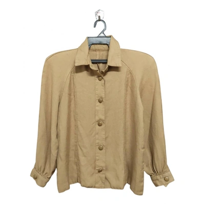 Pre-owned Dior Blouse In Beige