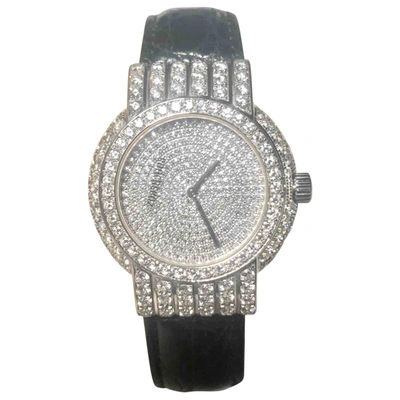 Pre-owned Boucheron Diamant White Gold Watch In Silver