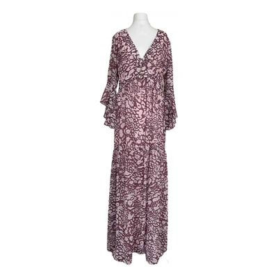 Pre-owned Badgley Mischka Maxi Dress In Pink