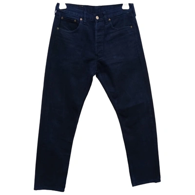 Pre-owned Levi's Blue Cotton Jeans 501