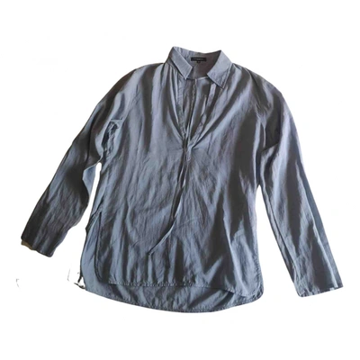 Pre-owned Costume National Shirt In Blue