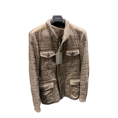 Pre-owned Canali Wool Jacket In Brown