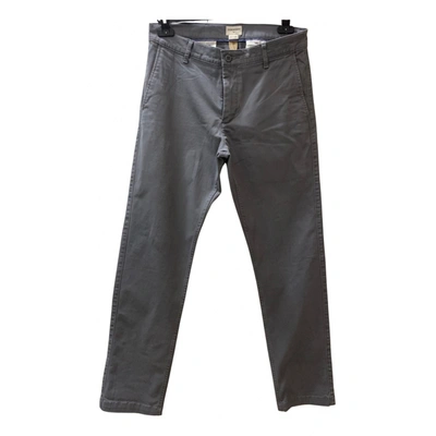Pre-owned Dockers Trousers In Grey