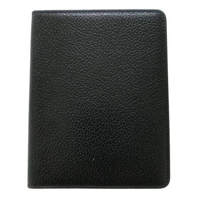 Pre-owned Piaget Leather Wallet In Black
