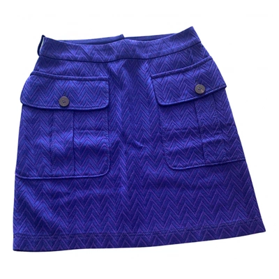 Pre-owned Missoni Mini Skirt In Blue