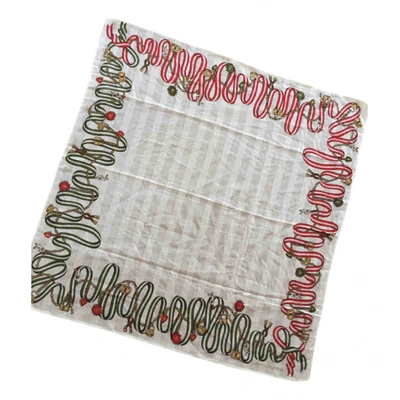 Pre-owned Roberta Di Camerino Silk Handkerchief In Grey