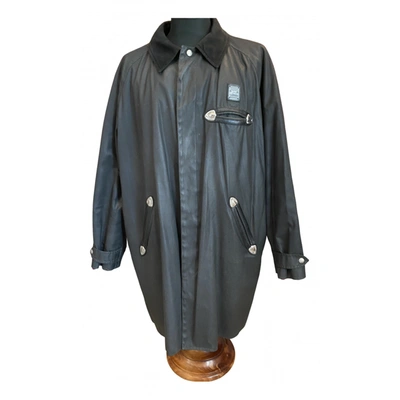Pre-owned Piero Guidi Anthracite Polyester Coat