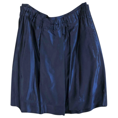 Pre-owned See By Chloé Mini Skirt In Navy