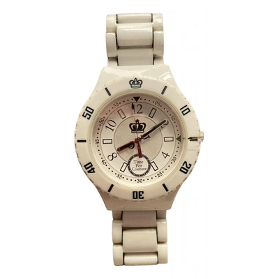 Pre-owned Juicy Couture Watch In White